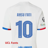 23-24 BAR Away 1:1 Fans Soccer Jersey