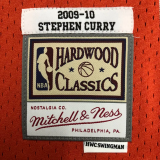 2010 WARRIORS CURRY #30 Orange Retro Top Quality Hot Pressing NBA Jersey