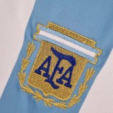 1993 Argentina Home Retro Soccer Jersey