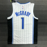 MAGIC McGRADY # 1 White Top Quality Hot Pressing NBA Jersey