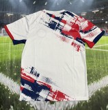 25-26 PSG White Special Edition Fans Training shirts 1:1 Thai Quality