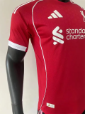 25-26 LIV Home Player Version Soccer Jersey