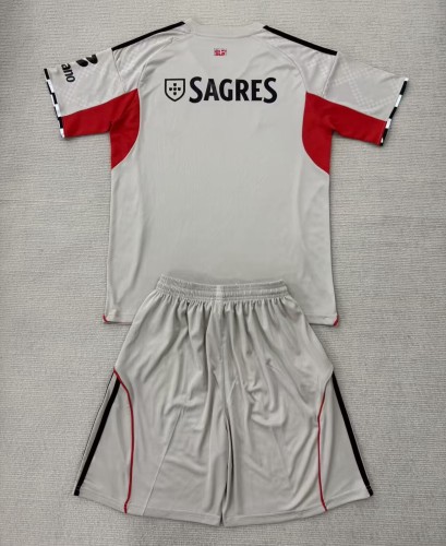 25-26 Benfica Away Kids Soccer Jersey