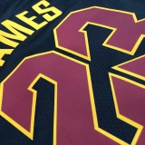 CLEVELAND JAMES # 23 Black Top Quality Hot Pressing NBA Jersey