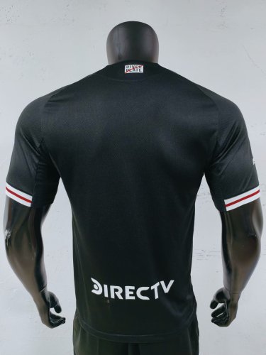 25-26 River Plate Away Player Version Soccer Jersey*带广告