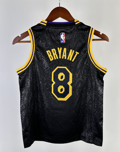 2024 LAKERS BRYANT #8Top Quality Hot Pressing Kids NBA Jersey