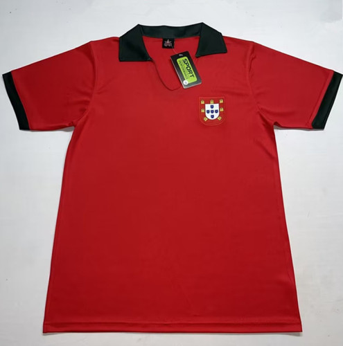 1972 Portugal Home Retro Soccer Jersey