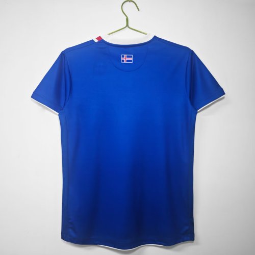 2016-2017 Iceland Home Retro Soccer Jersey