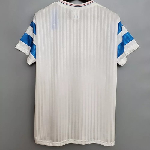 1990 Marseille Home Retro Soccer Jersey