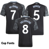 25-26 Aston Villa Home Fans Soccer Jersey