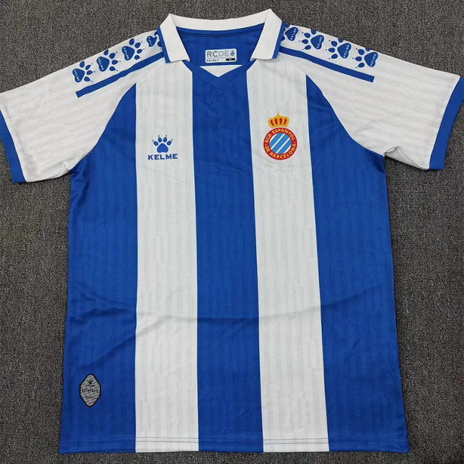 25-26 Espanyol Home Fans Soccer Jersey