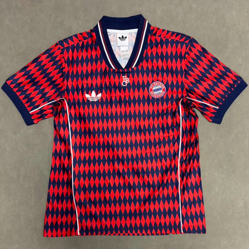 25-26 Bayern Red Blue Casual Edition Training shirts