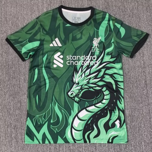 25-26 LIV Green Special Edition Fans Soccer Jersey