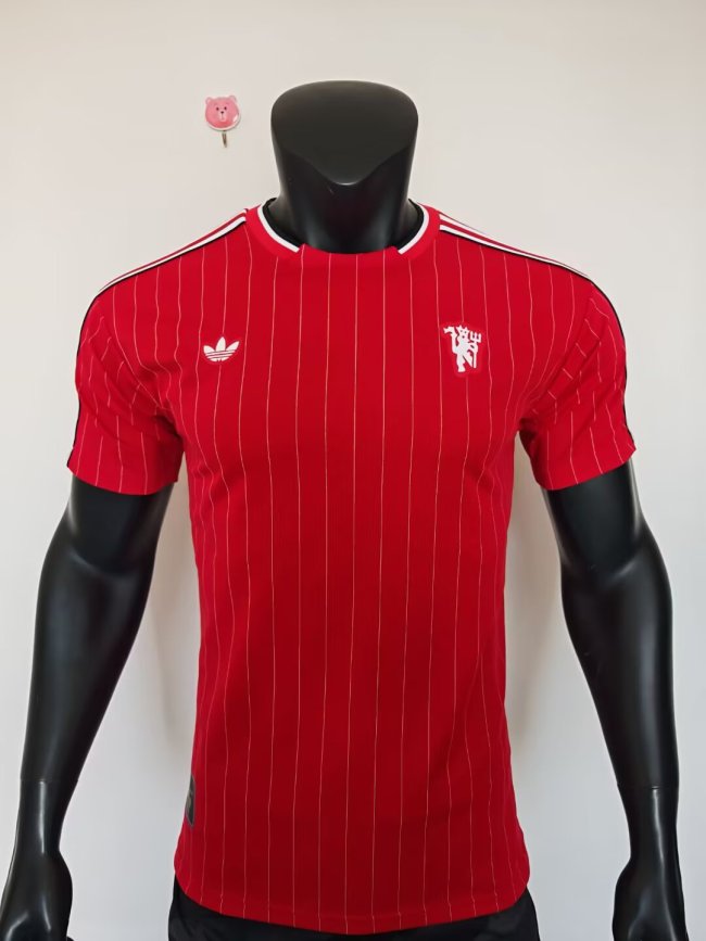 25-26 Man Utd Red Casual Edition Player Version Training shirts