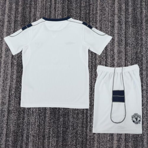 2000-2001 Man Utd Away Retro Kids Soccer Jersey