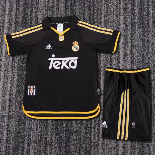 1999-2001 RMA Away Retro Kids Soccer Jersey
