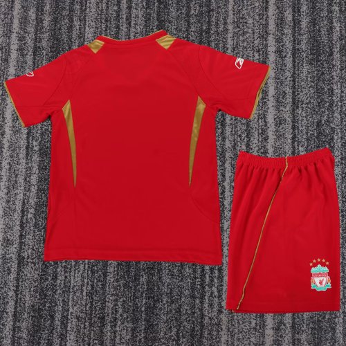 2005-2006 LIV Home Retro Kids Soccer Jersey