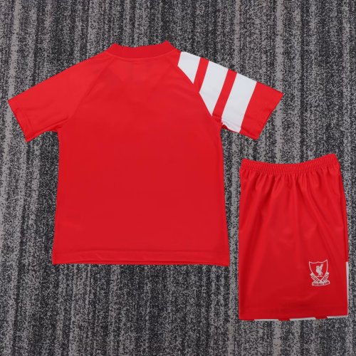 1991-1992 LIV Home Retro Kids Soccer Jersey