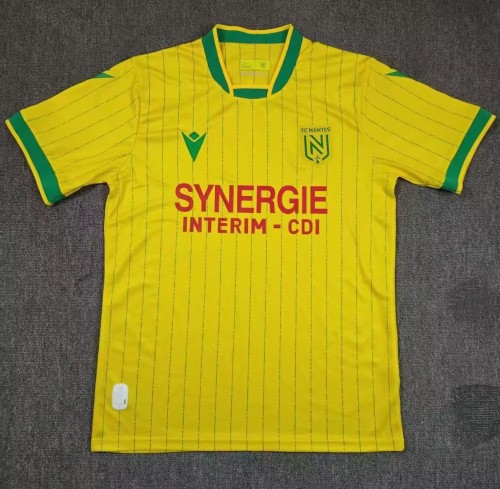 25-26 Nantes Home Fans Soccer Jersey