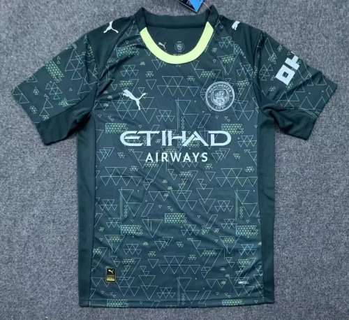 25-26 Man City Fourth Fans Soccer Jersey