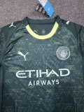 25-26 Man City Fourth Fans Soccer Jersey