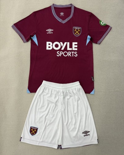 25-26 West Ham Home Adult Suit