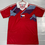 1990 Slovakia Red Retro Soccer Jersey