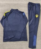 25-26 Leeds United High Quality Half Pull Tracksuit