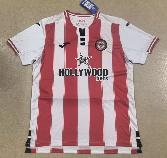 25-26 Brentford FC Home Fans Soccer Jersey