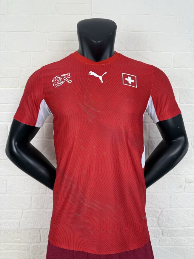 2026 Switzerland Home Player Version Soccer Jersey