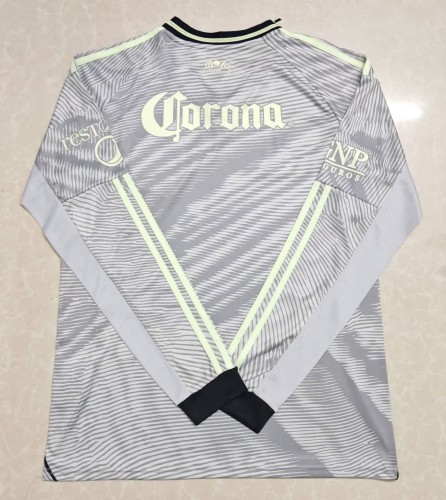 25-26 Club America Third Long Sleeve Soccer Jersey (长袖)