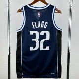 22-23 Dallas Mavericks FLAGG #32 Royal Blue Top Quality Hot Pressing NBA Jersey (Trapeze Edition)飞人版
