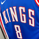 24-25 Kings LAVINE #8 Blue City Edition Top Quality Hot Pressing NBA Jersey