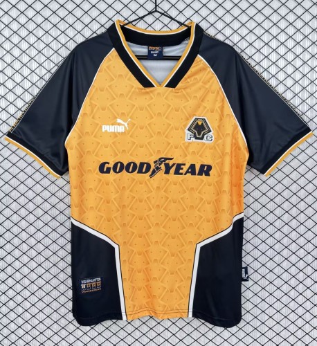 1996-1998 Wolves Home Retro Soccer Jersey