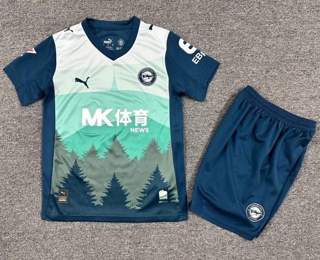 25-26 Alaves Third Kids Soccer Jersey