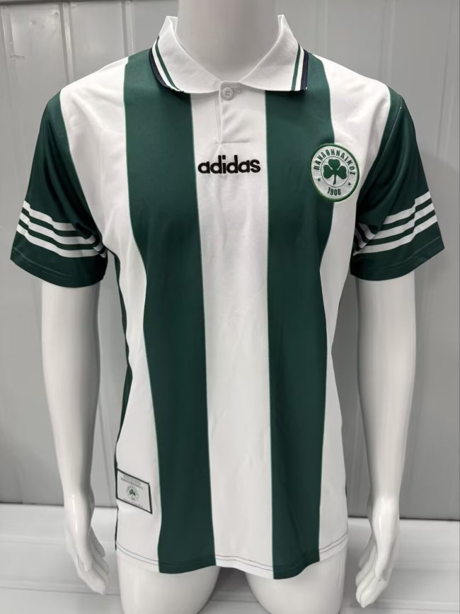 1996-1997 Panathinaikos Home Retro Soccer Jersey