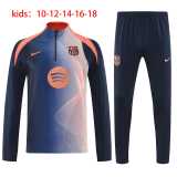 25-26 BAR High Quality Kids Half Pull Tracksuit