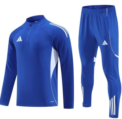 2025 AD Blue Half Pull Tracksuit