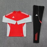 2025 AD Red Half Pull Tracksuit 