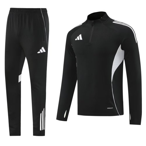 2025 AD Black Half Pull Tracksuit