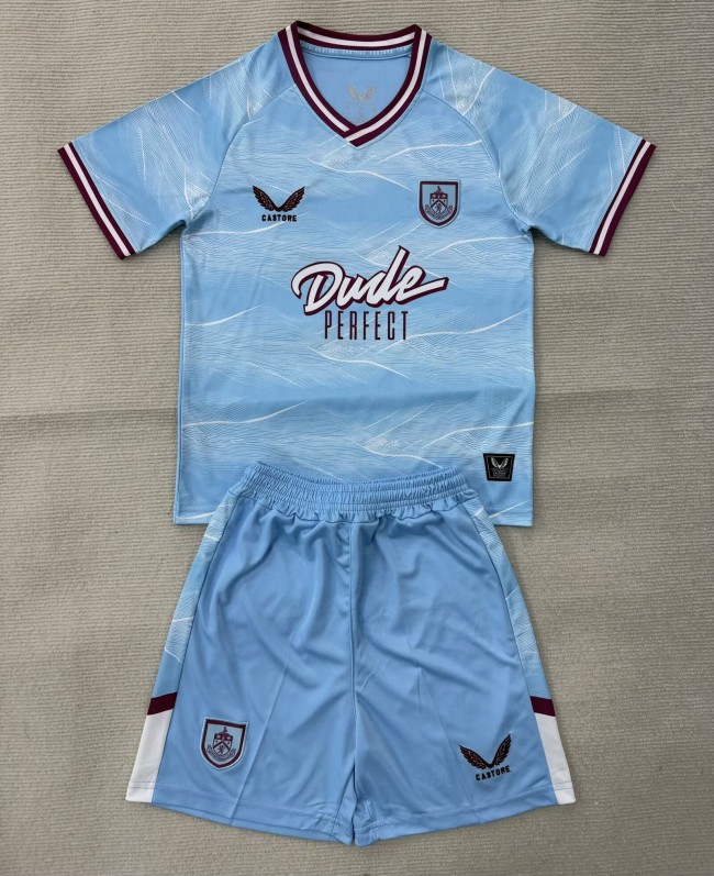 25-26 Burnley Away Kids Soccer Jersey