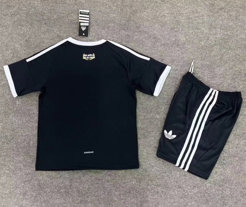 25-26 Colo-Colo 100th Anniversary Black Kids Soccer Jersey*蓝队标