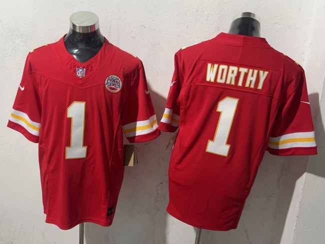 2025 NFL Kansas City Chiefs New Pattern Jersey