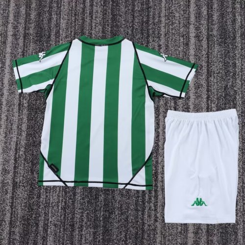 2003-2004 Real Betis Home Retro Kids Soccer Jersey