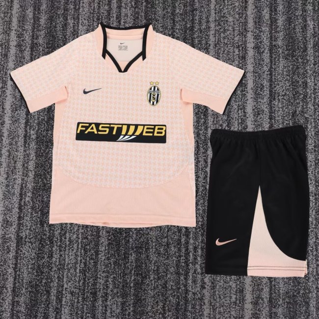 2003-2004 JUV Away Retro Kids Soccer Jersey