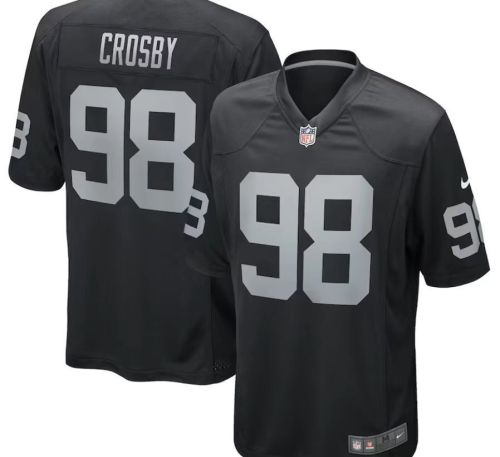 2025 NFL Las Vegas Raiders New Pattern Jersey