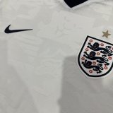 2026 England Home Long Sleeve Player Version Soccer Jersey (长袖球员)