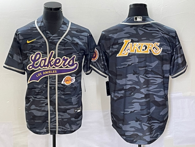 2025 MLB Los Angeles Lakers New Pattern Jersey
