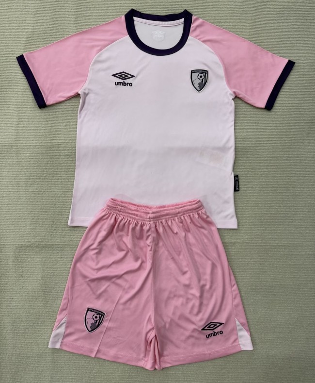 25-26 Bournemouth Third Kids Soccer Jersey