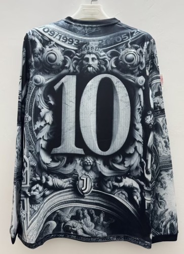 25-26 JUV Black Special Edition Long sleeves Fans Training shirts